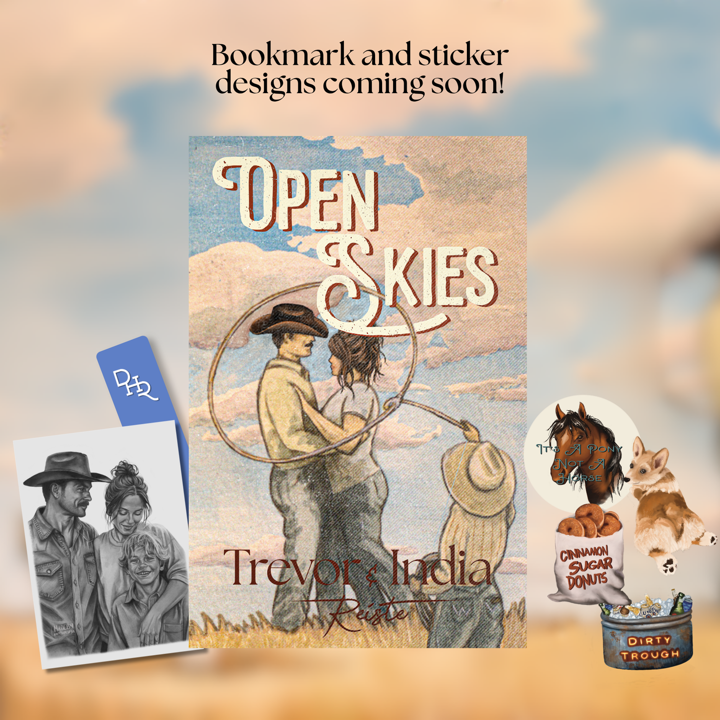 PRE-ORDER Open Skies Signed Copy + Goodies